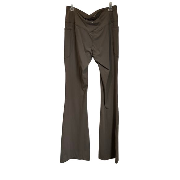 Halara UltraSculpt Flare Pants XL NWT High Rise Brown Long 37” Inseam Yoga - Picture 4 of 12